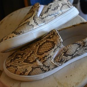 Faux Snakeskin Shoes